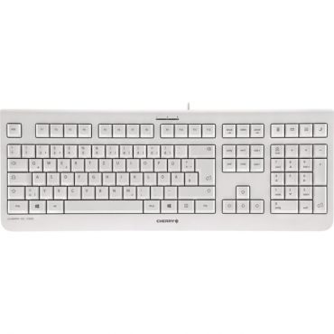 CHERRY KC 1000 - Tastatur - USB - Deutsch - Hellgrau