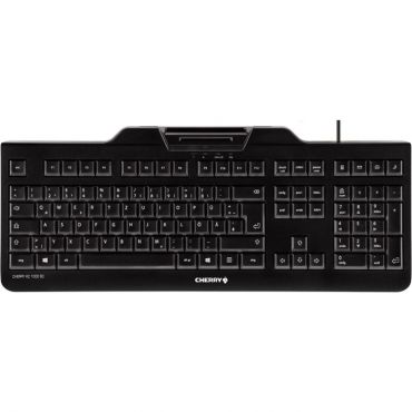 CHERRY KC 1000 SC - Tastatur - USB - Deutsch - Integrierter Smartcard-Leser - Schwarz