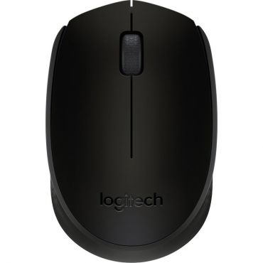 Logitech B170 - Maus - optisch - 3 Tasten - drahtlos - 2.4 GHz - kabelloser Empfänger (USB) - Schwarz