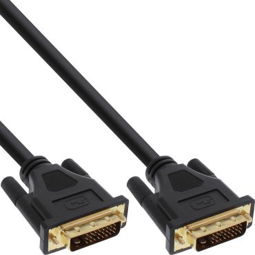 InLine DVI-D Anschlusskabel Premium - 24+1 pin - Stecker / Stecker - Dual-Link - 1m