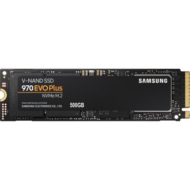 Samsung 970 EVO Plus MZ-V7S500BW - SSD - 500 GB - intern - M.2 2280 - PCI Express 3.0 x4 (NVMe) - Puffer: 512 MB - 256-Bit-AES