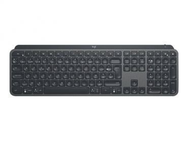 Logitech MX Keys Advanced Wireless Illuminated Keyboard - Tastatur - hintergrundbeleuchtet - Bluetooth - QWERTZ - Deutsch - Graphite