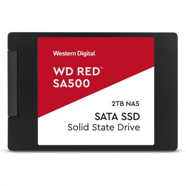 WD Red SA500 NAS SATA SSD WDS200T1R0A - 2 TB SSD - intern - 2.5" (6.4 cm) - SATA 6Gb/s