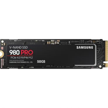 Samsung 980 PRO MZ-V8P500BW - SSD - verschlüsselt - 500 GB - intern - M.2 2280 - PCI Express 4.0 x4 (NVMe) - Puffer: 512 MB - 256-Bit-AES