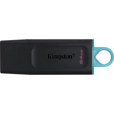 Kingston DataTraveler Exodia - USB-Flash-Laufwerk - 64 GB - USB 3.2 Gen 1 - Schwarz / Türkis