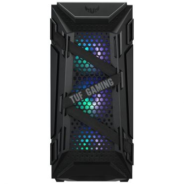 ASUS TUF Gaming GT301 - Tower - ATX - Schwarz USB/Audio - Glasfenster