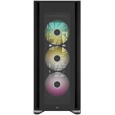 Corsair iCUE 7000X RGB - FT - Erweitertes ATX - ohne Netzteil (ATX) - Glasfenster - USB/Audio - schwarz