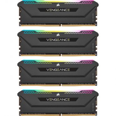 Corsair Vengeance RGB PRO SL - DDR4 - Kit - 128 GB: 4 x 32 GB DIMM 288-PIN - 3200 MHz / PC4-25600 - CL16 - 1.35 V - ungepuffert - non-ECC - Schwarz