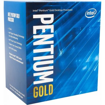 Intel Pentium Gold G6405 (Comet Lake-S) - 4.1 GHz - 2 Kerne - 4 Threads - 4 MB Cache - Grafik: UHD Graphics 610 - LGA1200 Socket - Box mit CPU-Kühler