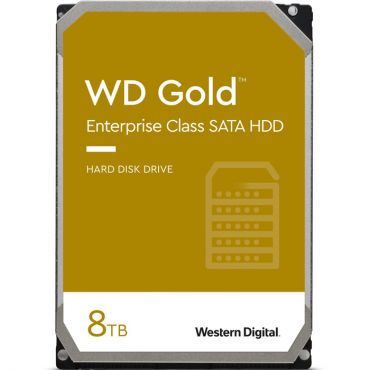 WD Gold Enterprise-Class Hard Drive WD8004FRYZ - 24/7 Dauerbetrieb Festplatte - 8 TB - intern - 3.5" (8.9 cm) - SATA 6Gb/s - 7200 rpm - Puffer: 256 MB