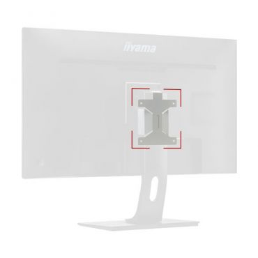 Iiyama MD BRPCV03-W - Montagekomponente (VESA-Halterung) für Mini-PC - Montageschnittstelle: 100 x 100 mm - Monitor