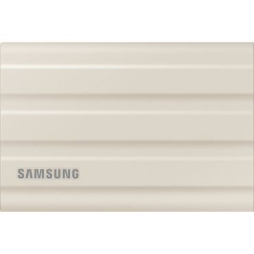 Samsung T7 Shield MU-PE2T0K - 2 TB SSD - extern (tragbar) USB 3.2 Gen 2 (USB-C Steckverbinder) - 256-Bit-AES - beige