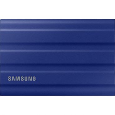 Samsung T7 Shield MU-PE1T0R - 1 TB SSD - extern (tragbar) - USB 3.2 Gen 2 (USB-C Steckverbinder) - 256-Bit-AES - Blau