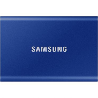 Samsung T7 MU-PC1T0H - 1 TB SSD - extern (tragbar) - USB 3.2 Gen 2 (USB-C Steckverbinder) - 256-Bit-AES - Indigo-Blau