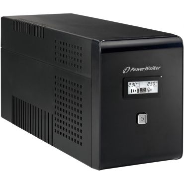 BlueWalker PowerWalker VI 1500 LCD - USV - Wechselstrom 220/230/240 V 900 Watt - 1500 VA - 9 Ah - USB - Ausgangsanschlüsse: 4 - Schwarz