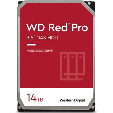 WD Red Pro WD141KFGX - 24/7 Dauerbetrieb Enterprise Festplatte - 14 TB - intern - 3.5" (8.9 cm) - SATA 6Gb/s - 7200 rpm - Puffer: 512 MB