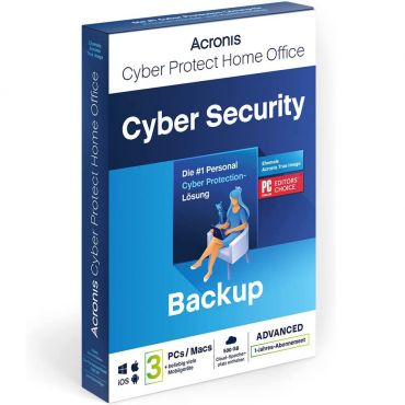 Acronis Cyber Protect Home Office 2023 Essentials - 3 Computer - 1 Jahr - Box