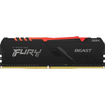 Kingston FURY Beast RGB - DDR4 - Modul - 16 GB - DIMM 288-PIN - 3600 MHz / PC4-28800 - CL18 - 1.35 V - ungepuffert - non-ECC