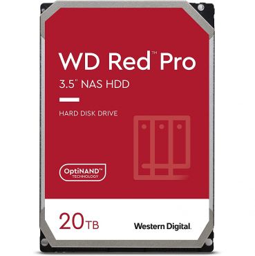 WD Red Pro WD201KFGX - 24/7 Dauerbetrieb Enterprise Festplatte - 20 TB - intern - 3.5" (8.9 cm) - SATA 6Gb/s - 7200 rpm - Puffer: 512 MB