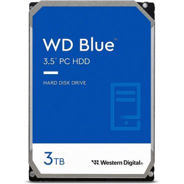 WD Blue WD30EZAX - Festplatte - 3 TB - intern - 3.5" (8.9 cm) - SATA 6Gb/s - 5400 rpm - Puffer: 256 MB