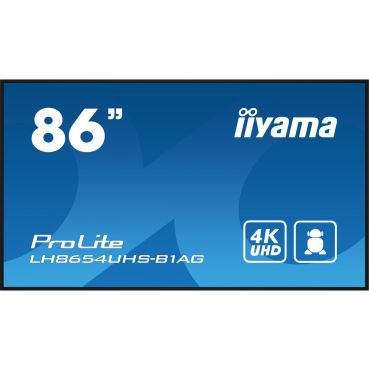 Iiyama LH8654UHS-B1AG - 217.4cm (86") - 3840 x 2160 4K UHD - IPS - 3x HDMI, DVI, DisplayPort, 2x USB 2.0 - LAN - 24/7