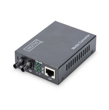 DIGITUS Professional DN-82110-1 - Medienkonverter - RJ-45 / ST multi-mode - bis zu 500 m - 850 nm