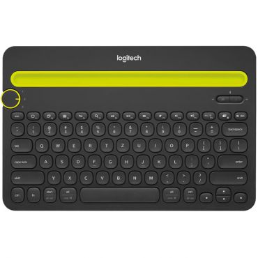 Logitech Multi-Device K480 - Tastatur - Bluetooth - Deutsch - Tastatur für 3 Bluetooth-Geräte - Schwarz