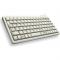 CHERRY Compact-Keyboard G84-4100 - Tastatur - USB - Deutsch - Hellgrau