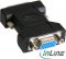 InLine DVI-A Adapter - Analog 12+5 Stecker auf 15pol HD Buchse (VGA)