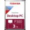 Toshiba P300 Desktop PC - Festplatte - 3 TB - intern - 3.5