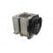 Inter-Tech B-11 - Prozessorkühler - für: LGA3647 (Narrow ILM) - Aluminium und Kupfer - Lüfterdurchmesser: 80 mm - 3U - TDP: bis zu 205 Watt
