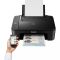 Canon PIXMA TS3350 - Multifunktionsdrucker - Drucker/Scanner/Kopierer - Farbe - Tintenstrahl - A4 - 60 Blatt - USB 2.0 - Wi-Fi - schwarz