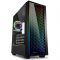 Sharkoon RGB LIT 200 - Midi Tower - ATX - ohne Netzteil - Glasfenster - USB/Audio