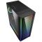 Sharkoon RGB LIT 200 - Midi Tower - ATX - ohne Netzteil - Glasfenster - USB/Audio