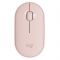 Logitech Pebble M350 - Maus - optisch - 3 Tasten - kabellos - Bluetooth, 2.4 GHz - kabelloser Empfänger (USB) - Rosé