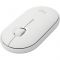 Logitech Pebble M350 - Maus - optisch - 3 Tasten - kabellos - Bluetooth, 2.4 GHz - kabelloser Empfänger (USB) - Off-White