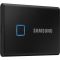 Samsung Portable SSD T7 Touch MU-PC2T0K - 2 TB SSD - extern (tragbar) - USB 3.2 Gen 2 (USB-C Steckverbinder) - 256-Bit-AES - Schwarz