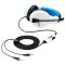 Sharkoon Rush ER3 - Headset - ohrumschließend - Weiß/Blau