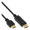 InLine DisplayPort zu HDMI Konverter Kabel - vergoldete Kontakte - schwarz - 7,5 m
