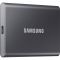 Samsung T7 MU-PC500T - 500 GB SSD - extern (tragbar) - USB 3.2 Gen 2 (USB-C Steckverbinder) - 256-Bit-AES - Titan Gray