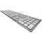 Cherry KC 6000 SLIM - Tastatur - USB - Deutsch Tastenschalter: CHERRY SX - Silber
