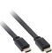 HDMI zu HDMI Kabel - schwarz - 7,5 m - ( HDMI 1.4 ) - Flachband