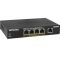 Netgear GS305Pv2 - Switch - unmanaged - 5 x 10/100/1000 (4 PoE) Desktop - wandmontierbar - PoE+ (63 W)