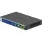 Netgear GS516UP - Switch - unmanaged - 8 x 10/100/1000 (PoE+) + 8 x 10/100/1000 (PoE++) - Desktop - an Rack montierbar - PoE++ (380 W)