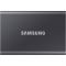 Samsung T7 MU-PC2T0T - 2 TB SSD - extern (tragbar) - USB 3.2 Gen 2 (USB-C Steckverbinder) - 256-Bit-AES - Titan Gray