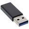 InLine USB 3.2 Gen 2 Adapter - USB Typ A (M) zu 24 pin USB-C (W)
