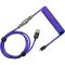 Cooler Master Coiled Cable - USB-C auf USB-A - 1.5m - Thunderstorm Blue/Purple