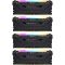 Corsair Vengeance RGB PRO - DDR4 - kit - 128 GB: 4x 32 GB - DIMM 288-PIN - 3000 MHz / PC4-24000 - CL16 - 1.35 V - ungepuffert - non-ECC - Schwarz
