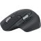 Logitech MX Master 3S Graphite - Maus - Für Rechtshänder - Laser - ergonomisch - kabellos - 7 Tasten - 8.000 dpi - Logi Bolt-Empfänger, Bluetooth