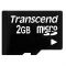 Transcend - Flash-Speicherkarte - 2 GB - microSD
